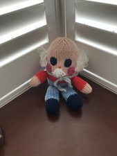 Hand knitted jean - knitted,