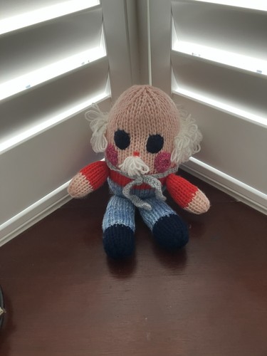 Hand knitted jean - hand,