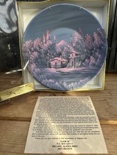 Claim 49 Alaska Hand Painted Gold Pan Nichols Signed Boxed Brochure Hanger