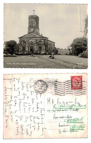 Vintage postcard the parish - postcard,