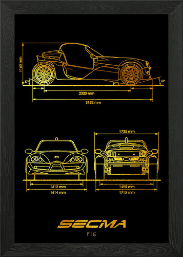 Secma f16 framed - secma, art