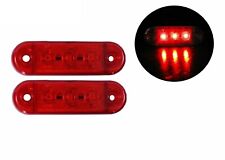 2x Red Small Rear Tail Side