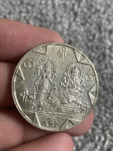 Silver plated shiri lakshmi - plated,