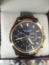 ACCURIST MENS WATCH BLACK DIAL