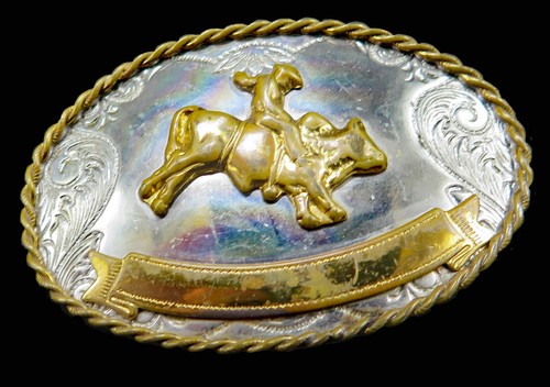 Vintage western trophy - vintage, belt