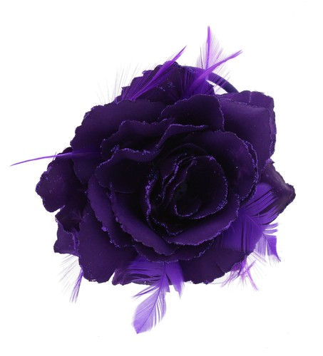Glitter hair rose with - glitter,