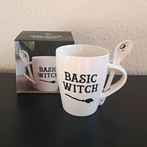 Basic witch ceramic mug - ceramic, &