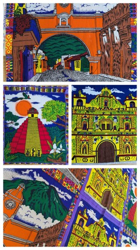 Vintage guatemalan fabric - vintage,