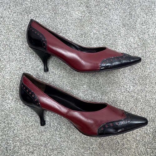 Two tone burgundy - two-tone, black