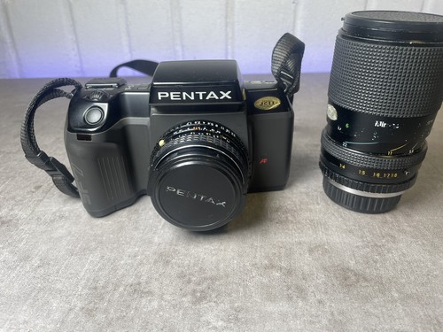 Pentax sf7 with 50mm and - 50mm, mf