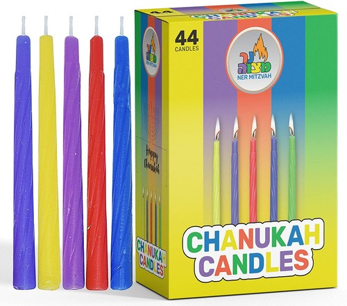 Chanuka hanukkah colorful wax - chanuka,