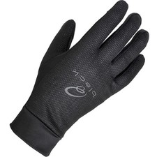 Windproof Base Layer Gloves by Black Motorcycle Undergloves For Winter Riding