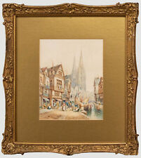 Henry T. Schafer (1854-1915) - Early 20th Century Watercolour, Chartres