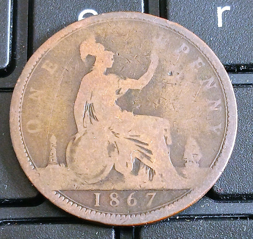 1867 victorian one - 1867, penny