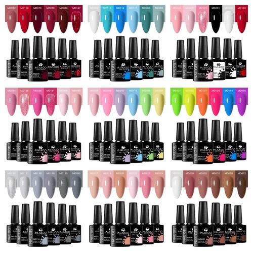6pcs gel nail polish set - 6pcs,