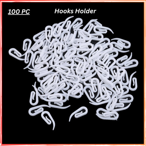 Plastic curtain hooks - hooks, in