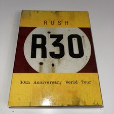 Rush R30 30th Anniversary World Tour 4 Disc - 2 CD & DVD. 2 Plectrums Deluxe Ed
