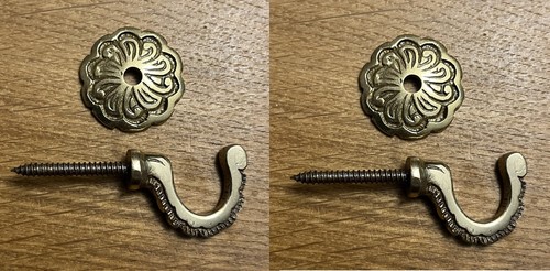 Rosette curtain tie - 2x,
