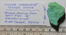 Devon Mineral Specimen Copper
