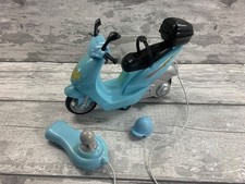 Barbie/Fashion Doll Scooter Vespa Wired Remote Control with Helmet