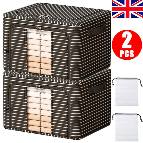 2pcs 100l folding storage box - storage,
