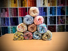 Lily Sugar ‘n Cream Ombre Solids and Stripes - Cotton Yarn - ALL COLOURS