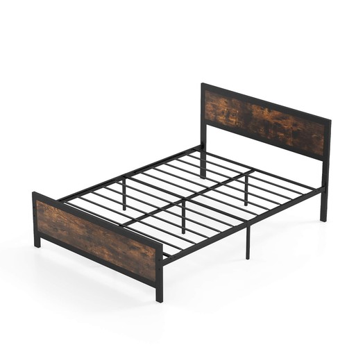 Full size metal bed frame - bed,