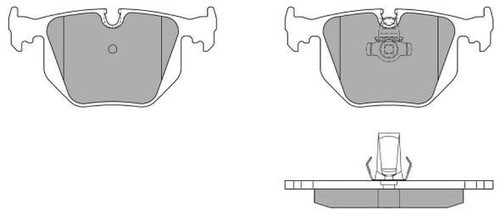 Brake pad set - disc,