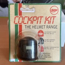 Helmet Dashboard Digital Clock 1980’s Classic Car Accessory