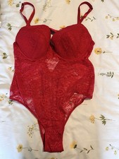Ann Summers Red Bodysuit Uk Large