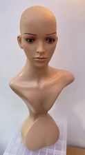 Mannequin Head  For Hats And Wigs - Realistic Face. 64cm Tall