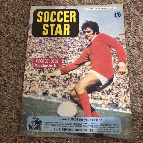 1968 soccer star - star, magazine
