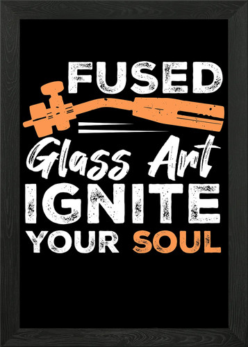 Fused glass art - fused,