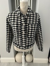 Zara Dogtooth Jacket Size S Not Worn