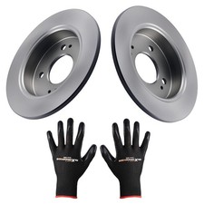 Pair Brake Discs Rear Left +