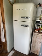 Vintage Style Smeg Fridge Freezer - Left Handed Hinge  - Cream