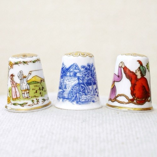 Spode fine bone - spode, thimbles