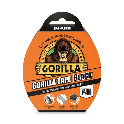 Gorilla tape black extra - black,