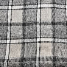 Dark Grey Tartan Upholstery