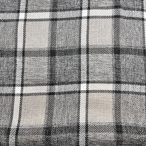 Dark grey tartan - dark,