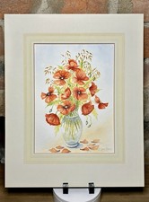 Original Watercolour Poppies