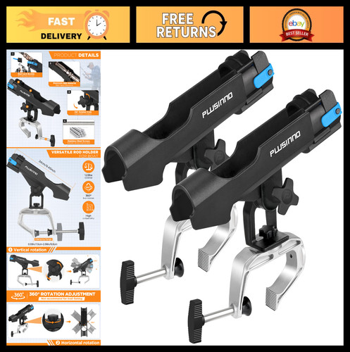 Fishing rod holder clamp - fishing,