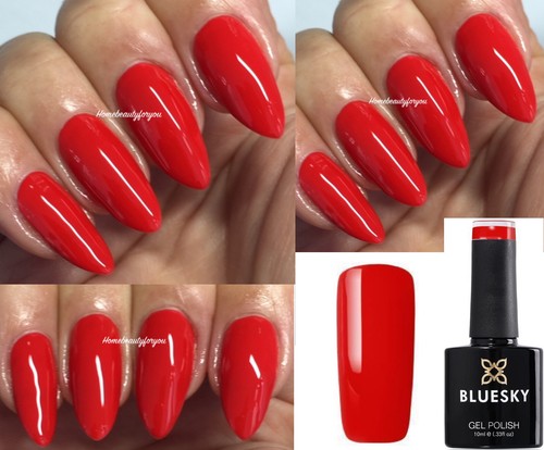 Bluesky gel polish - polish, red