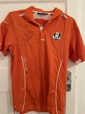 Ian Poulter Autographed Ryder Cup MIRACLE AT MEDINAH Tues Practice Shirt RARE