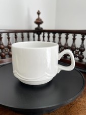 Steelite Coffee Tea Cups Restaurant Ware Vintage Retro Stackable, 4 available 