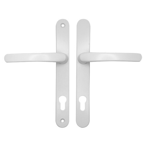 Upvc door handle - double, glazed