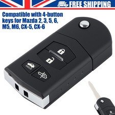 UK 4 button flip key case for