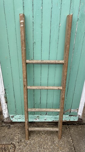 Vintage wooden step - vintage, ladder