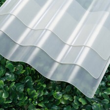 PVC Clear Plastic Corrugated Roofing Sheets UV Protected Shed Garage Roof Panel