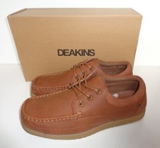 Deakins Boys Tan Casual Lace